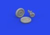 Eduard 672348 Bf 109G-5/ G-6 wheels PRINT EDUARD 1/48